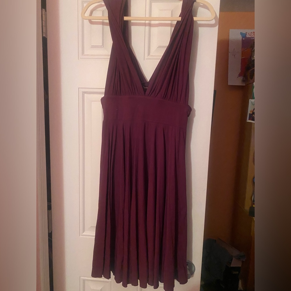 White House burgundy dress